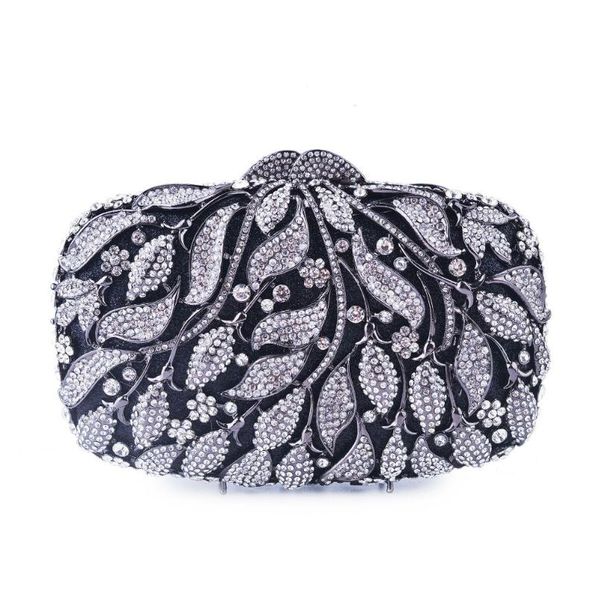 

fashion women glitter champagne/black/purple colors clutch purse wallet evening party wedding banquet handbag shoulder bag box