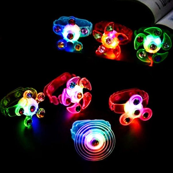 

toys gyroscope colorful children's light-emitting watch small gift lovely christmas patting circle at night, Slivery;brown