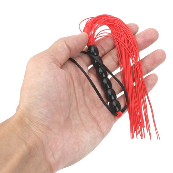 

ikoky game slave whip toy 22cm women fetish for spanking couple flirt tiny sm silicone tassel flog tool vjswj