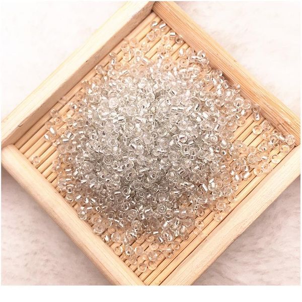 

1000pcs/lot(15g) 2mm charm czech glass seed spacer beads for jewelry making handmade diy findin qylkhe, Crystal