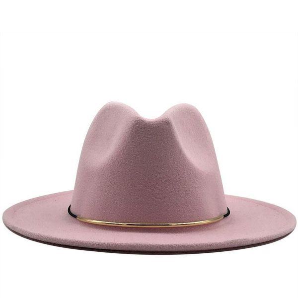 

simple wool women outback fedora hat for winter autumn elegantlady floppy cloche wide brim jazz caps size 56-60cm wmttbd xhlove, Black;white