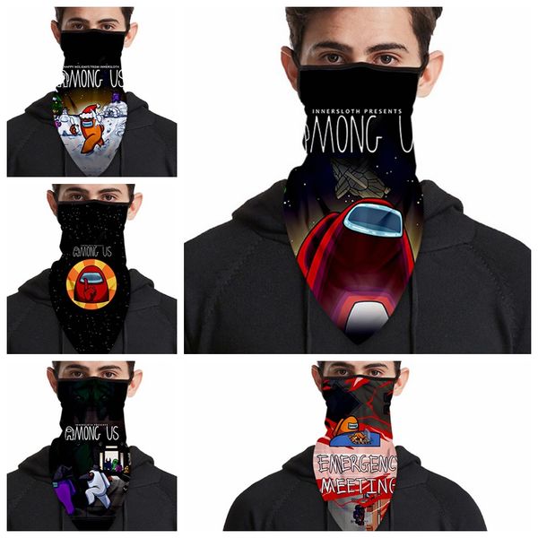 

bandana printed 3d seamless among us headscarf cycling riding among us neck face mask hiking hunting fishing neck mask ing
