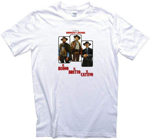 

the good the bad and the ugly italian poster t shirt. film movie tee cool design tee fitted t shirts sport hooded sweatshirt hoodie