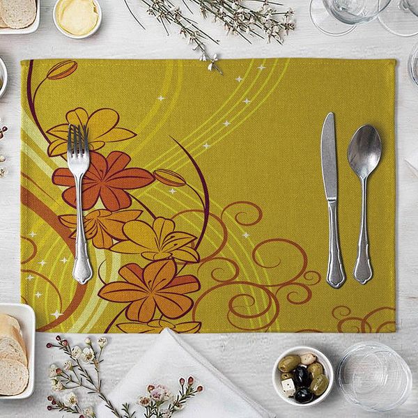 

фестиваль цветочный декор столовые посуды прочный обеденный стол placemat вечеринка кухонные аксессуары чаша чашка чашки питьевые принадлежн