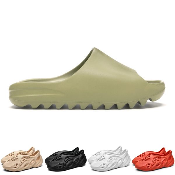 

fashion slipper for men women triple black brown desert sand resin bone earth slippers mens shoes sandals foam runner sneakers