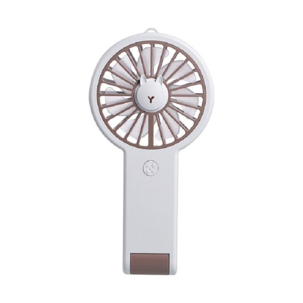 

mini colorful changing light fan portable cartoon usb charging fan