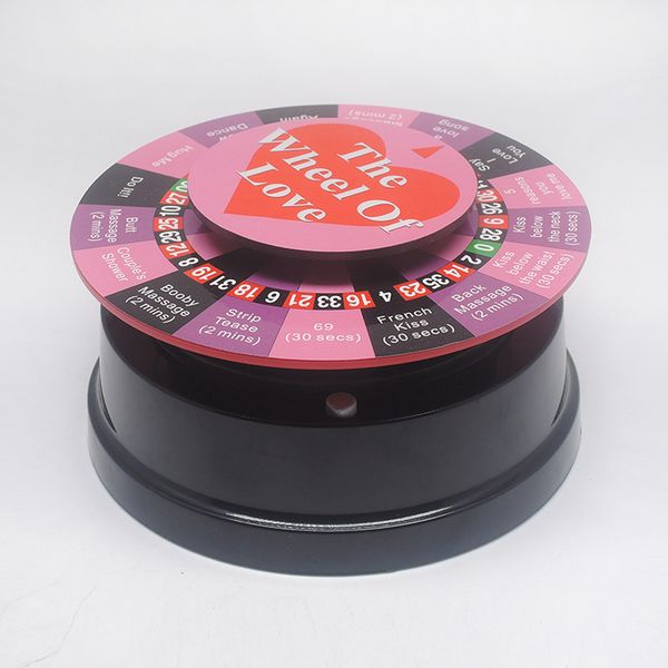 

bar carousel dice couple toy events adults vesion for turntable entertainment party english drinking board electric game ktv