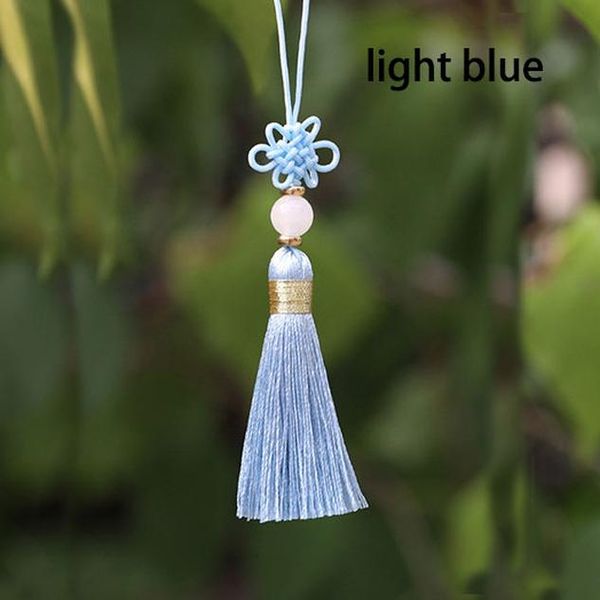 

wholesale 12pcs lot bowlder knot tassel silk fringe bangs tassel trim decorative tassel for curtains home decoration accessories h jlldqb