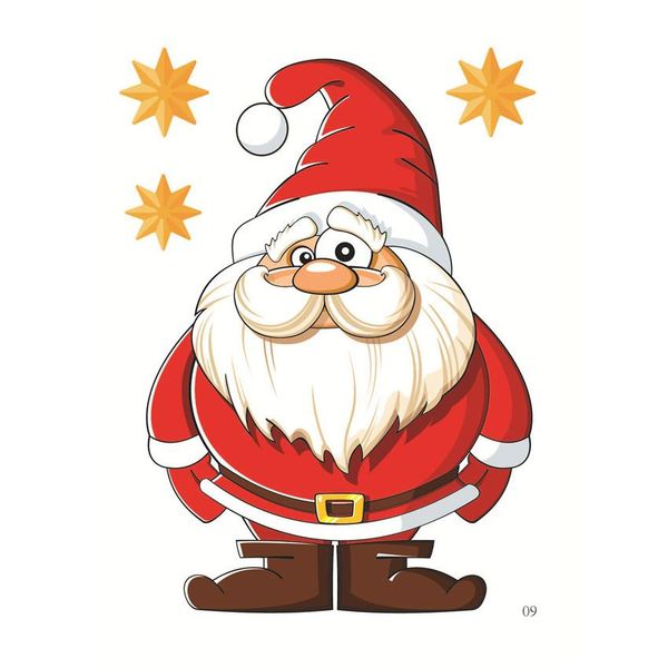 

с рождеством съемная diy стены наклейки магазин окна наклейки ноэль новогоднее украшение для дома новый год adornos de navidad jllhgw