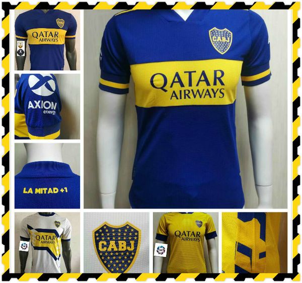 

2020 2021 boca juniors player version jersey home away 20 21 boca juniors gago osvaldo carlitos perez de rossi football shirt, Black;yellow
