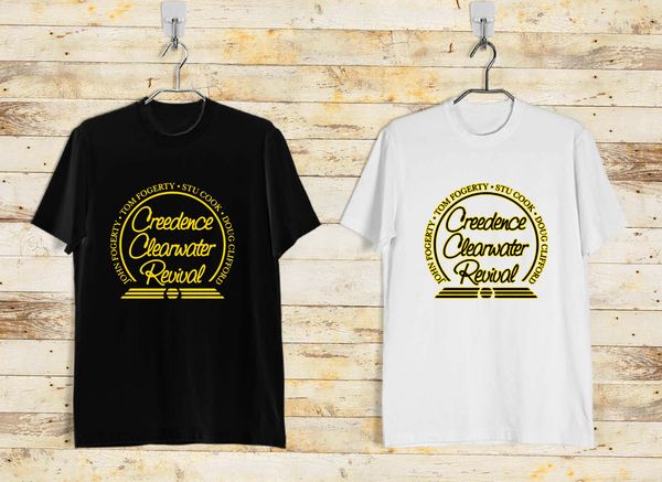 

ccr creedence clearwater revival rock men's black white size s 3xl middle aged tee hoodie designers t shirts sweatshirt