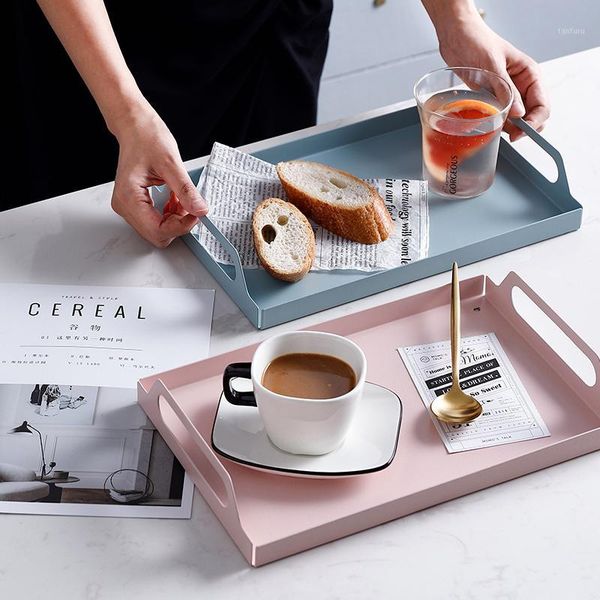 

nordic metal storage tray deskcosmetic tray dessert snack plate jewelry display for kitchen home decoration wy609091
