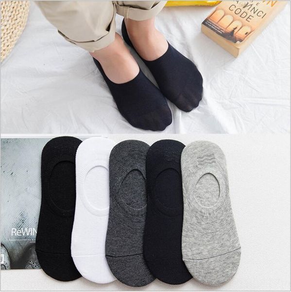 

in and summersolid color antiskid invisible with heel men's in boat socks socks and summersolid color men's boat antiskid invisibl, Black
