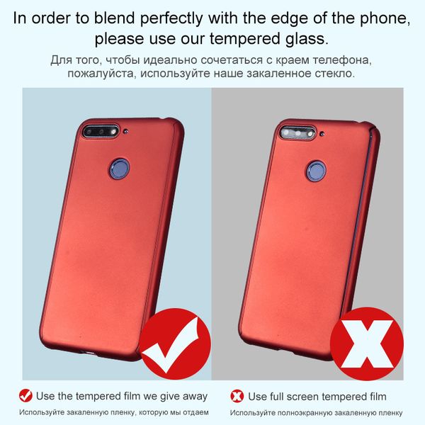 

360 full body phone case for huawei p40 p30 p20 pro y5 y6 y7 prime mate 30 20 lite p smart 2019 cover with glass