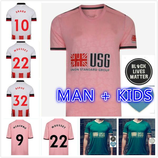 

man and kids 20 21 mousset mcburnie lundstram fleck soccer jerseys berge 2020 2021 football shirt norwood sharp jersey, Black;yellow