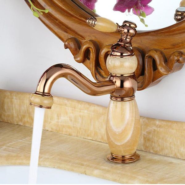

bathroom sink faucets gold faucet brass basin blacked cold mixer tap deck mounted single handle hole1
