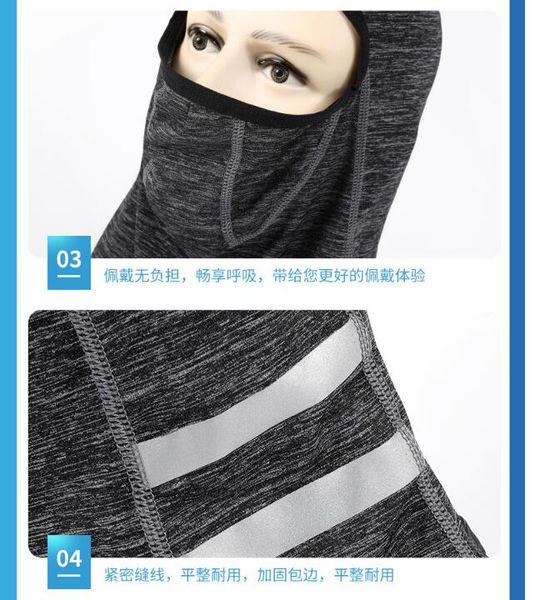 

fishing head soft rafah equipment viscose headscarf mask band outdoor cap mongolian outdoor cold motorcycle riding windproof wmtan xhlove, Black
