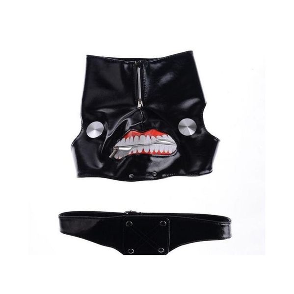 

eco-friendly tokyo ghoul mask scary mascaras halloween masks cosplay kaneki ken degreasing cotton pu party prop a jllnlr sinabag