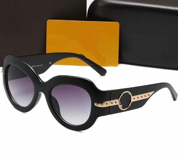 

2022 fashion glasses sunglasses designer men's women's brown glasses black dark 55mm lenses 7673, White;black