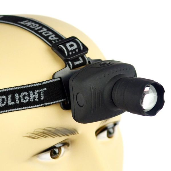 

third gear led headlamp super bright lamp fishing camping adjustable zoom outdoor