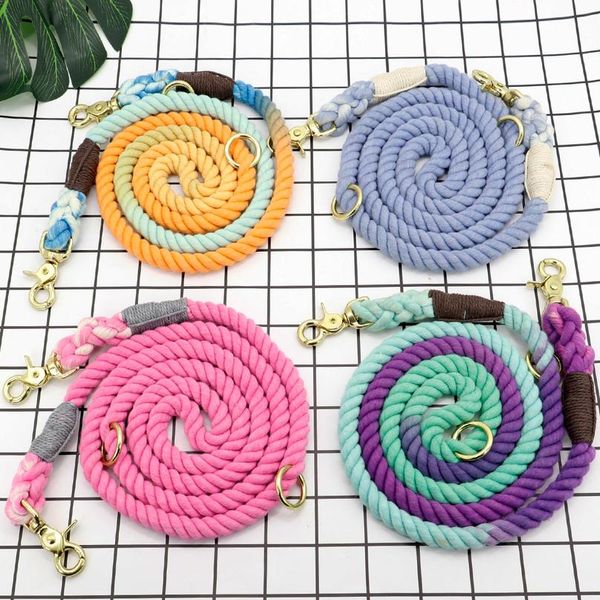 

multifunctional nylon dog leash pet dog leash walking training lead cats dogs leashes strap long dog belt rope 6ft sqchln