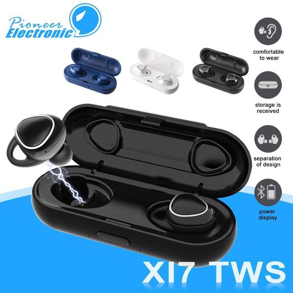 

xi7 tws wireless bluetooth 5.0 headphones stereo mini earphones wireless headset earbuds waterproof bluetooth earphone for smartphones