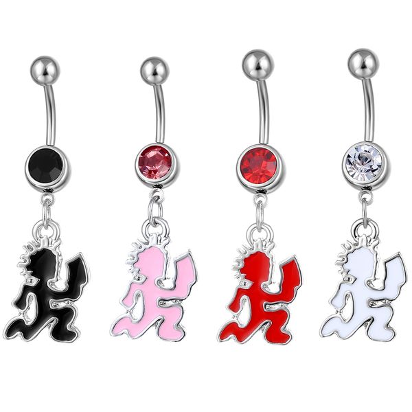 

d0228 body piercing jewelry belly button navel rings mix colors, Silver
