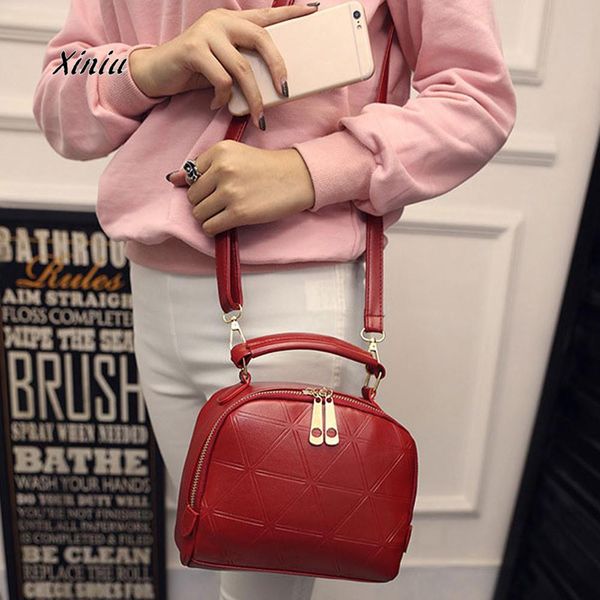 

women fashion handbag shoulder bag lady tote purse pu leather women messenger zipper bag female crossbody bags