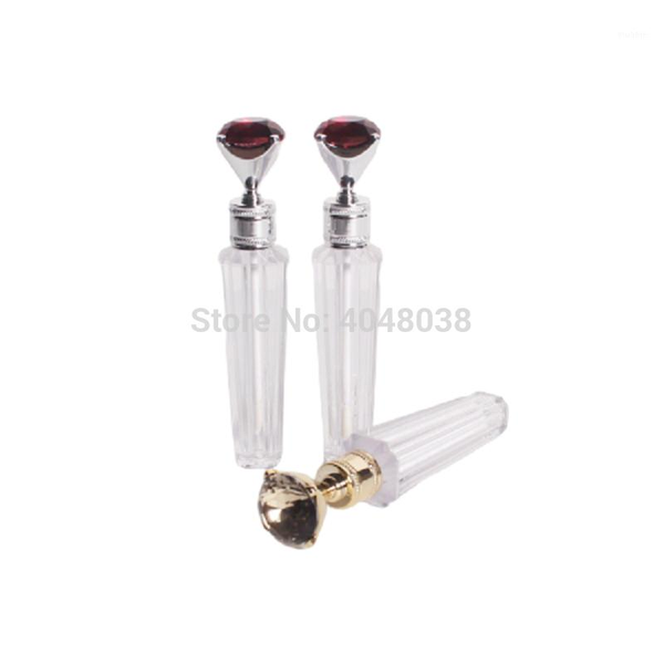 

new arrival 2ml lip gloss containers refillable empty lipgloss packaging gold lip gloss tubes with diamond cap 10pcs 30pcs 50pcs1