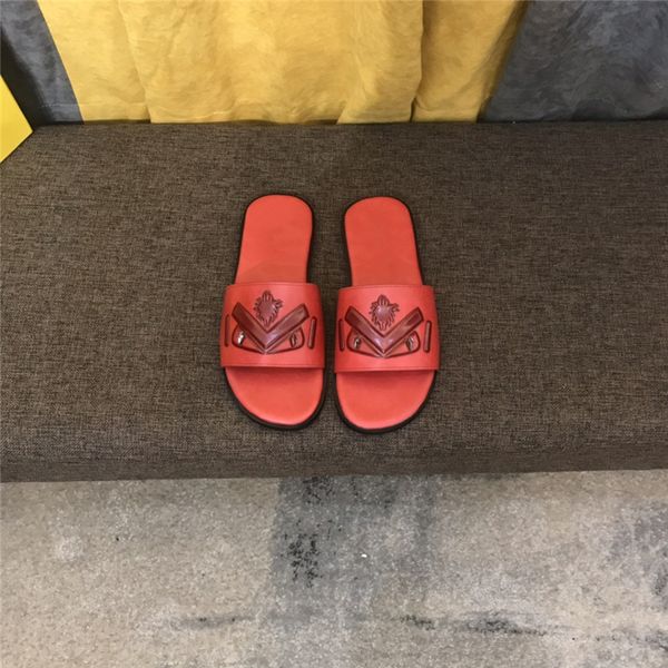 

fashion luxurys designers slippers sandals ladies beach slipper tide male rivet stud slippers non-slip leather mens casual spikes shoes, Black