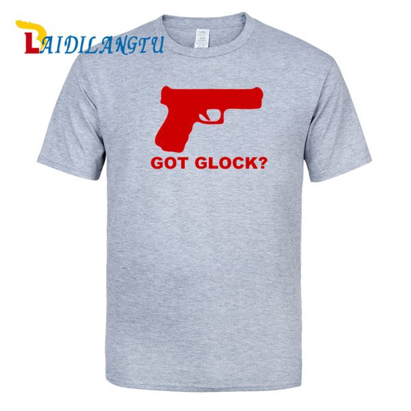 

sport mens t shirts fashion 2018 mens tshirts summer gun got glock funny streetwear hip-hop short sleeve tees