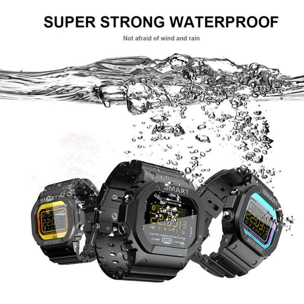 

lokmat mk22 waterproof ip68 outdoor sports bluetooth information push smart watch