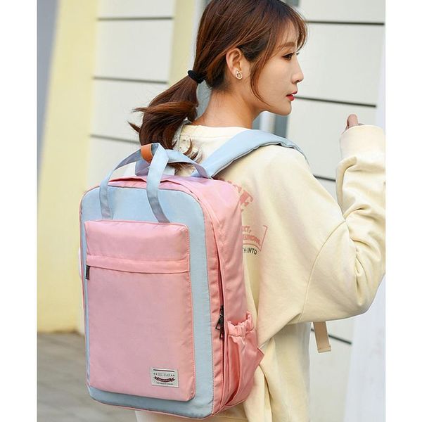 

опрятные подростковые ранцы для девочек рюкзака женщин сумки школы лоскутной оксфорд вскользь легкого студент подростка нового sqcaxu учитьс