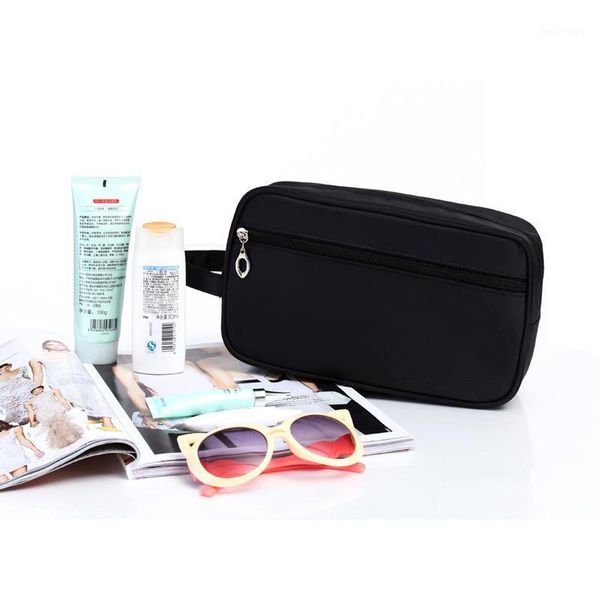 

large waterproof makeup bag nylon travel cosmetic bags practical durable organizer case make up wash toiletry handbag neceser1