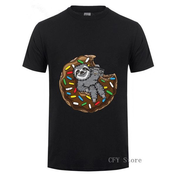 

men clothes t shirt donuts loving sloth record music pizza t-shirt boys and girls toddler tee sport hooded sweatshirt hoodie