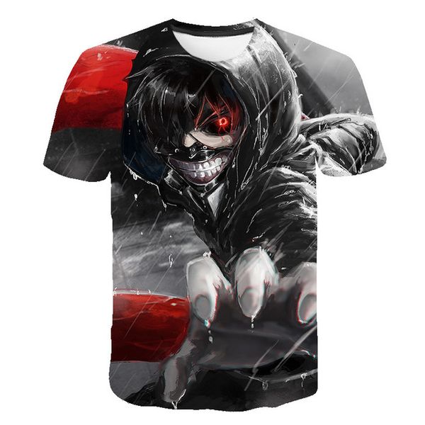 

tokyo ghoul blood japan anime cosplay 3d print shirts comics comics anime men clothing