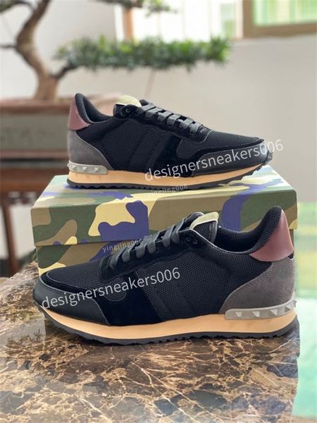 

2022 thunder casual shoes capsule series camouflage black stylist luxury sneakers rubber low platform dress shoes
