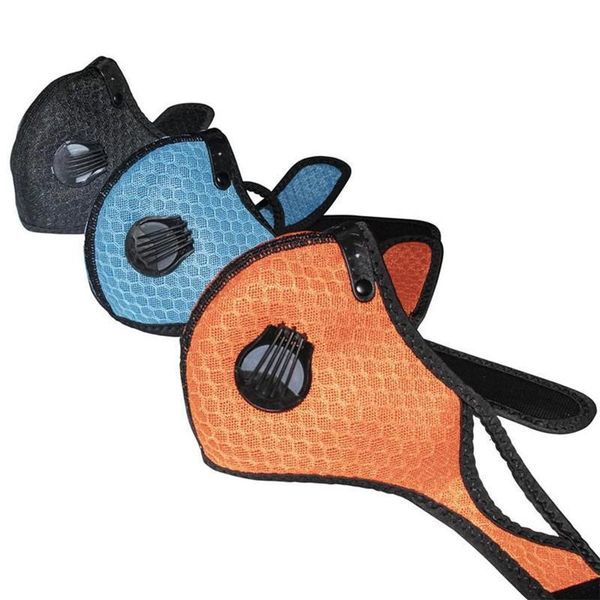 

activated face man anti carbon dust bike woman running cycling dustproof with valve designer mask 60pcs t1i1975