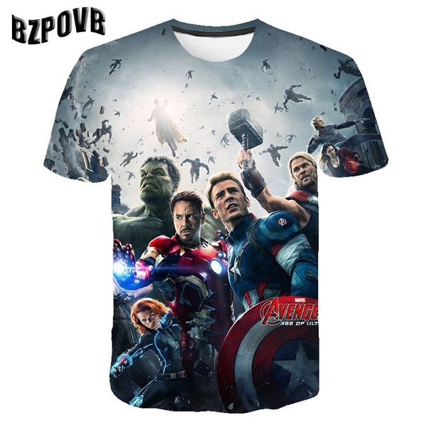 

punk marvel print 3d print shirts aesthetic harajuku plus size men clothing