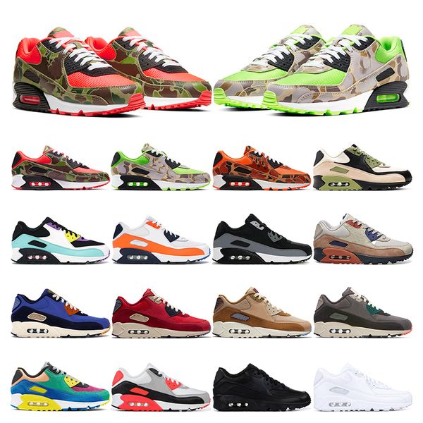 

90 mens sneakers running shoes camo green orange violet bule lahar escape game royal white red womens sports trainers fashion outdoor