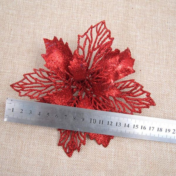 

day party 18см пластиковые блеск моделирование hollow цветок рождественский венок орнамент полые цветок свадьба валентина украшение jllhfl