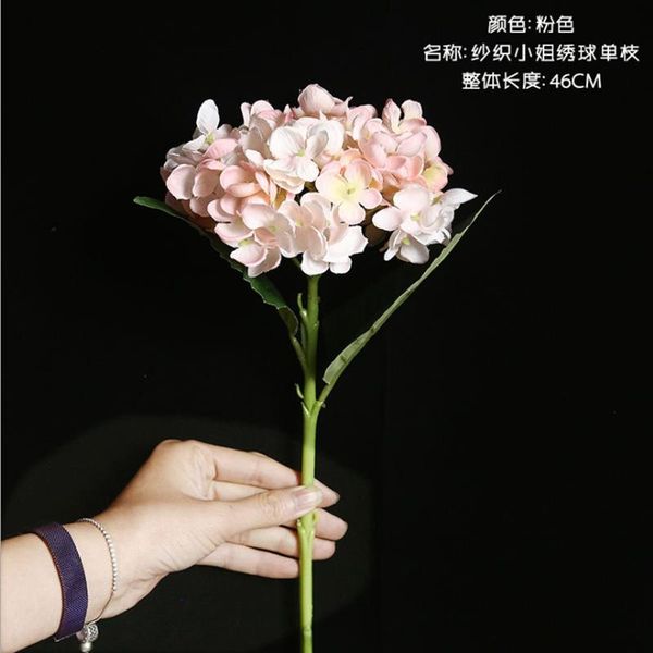 

европейская гортензия маслом живописи стиль вазы для домашних украшений аксессуары свадебные декоративные цветы искусственные цветы дешевые