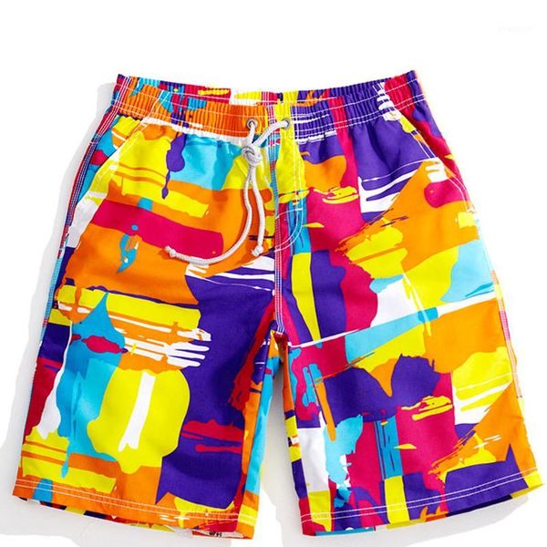 

2020 summer mens hawaii shorts men beach board shorts men beach loose male board plus size 4xl1, White;black