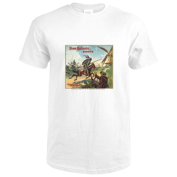 

alhambra california - don quixote brand - citrus crate - vintage label 57375 (premium white t-shirt large) sport hooded sweatshirt hoodie