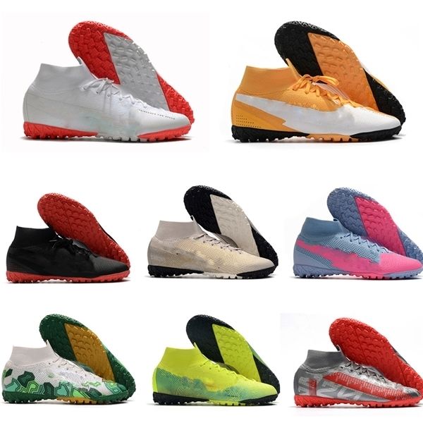 

fashion mens soccer shoes mercurial superfly 7 elite mds tf soccer cleats football boots outdoor scarpe da calcio cr7 neymar ronal