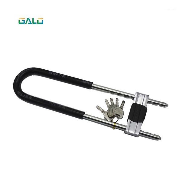 

fingerprint access control galo glass door lock for double steel u lock1