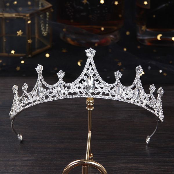 

tmheadwear, wedding accessories, bridal three piece crown, set, surpassing red crown fairies at the age of 18 m, Silver