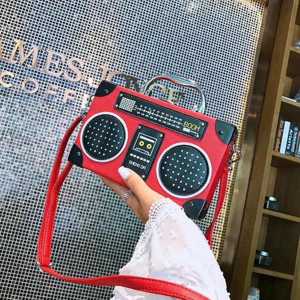 

2020 new radio leather handbag bolsa feminina luxury handbags women messenger bags designer bolsos fancy shoulder bag for female