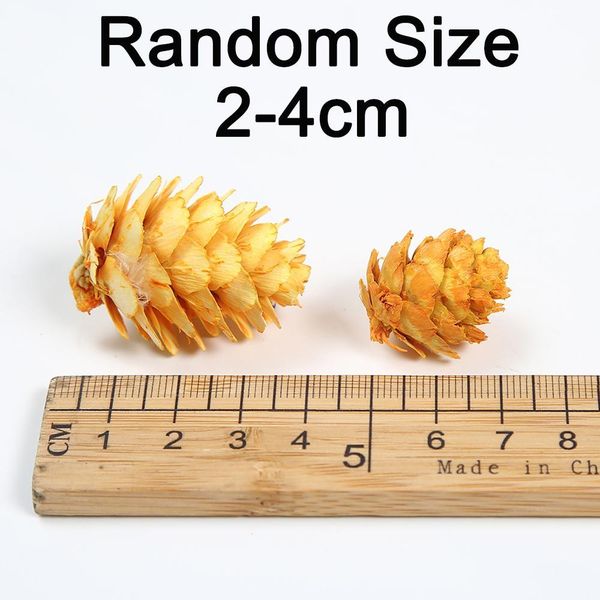 

20pcs lot new colorful natural pine cone artificial flower for wedding christmas decoration handmade wreath gift scrapbooking h jlldec
