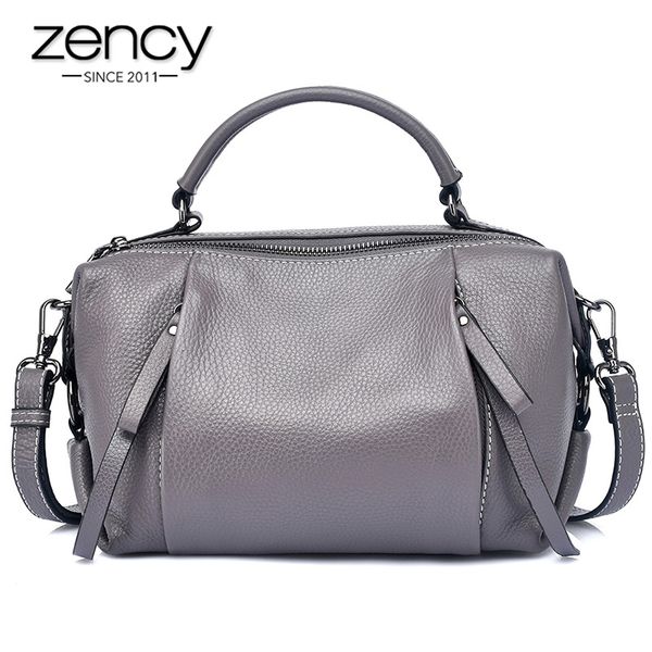 

zency 2020 new model fashion women handbag 100% genuine leather shoulder bag classic female crossbody bag